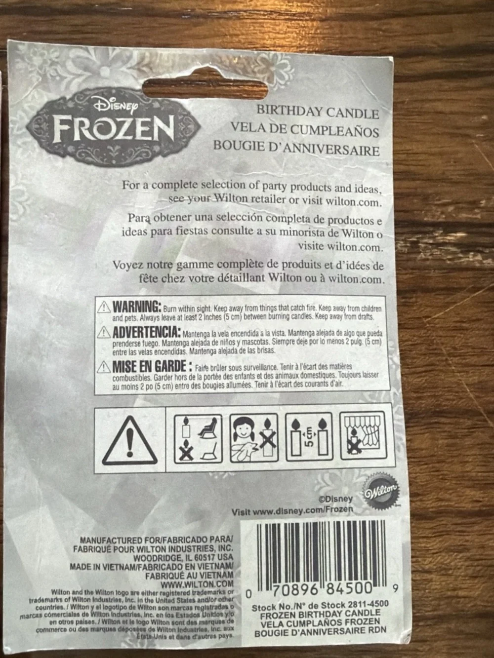 Wilton Disney FROZEN Birthday Party Supplies Olaf 3-Tier Cupcake Stand Candle ++